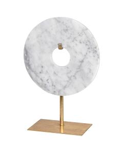 Marble & Gold Standing Ornament - Large
