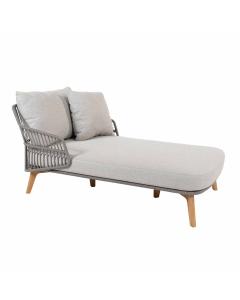 Sempre Outdoor Sunlounger Daybed Light Grey