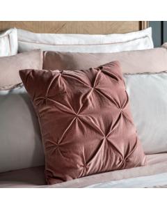 Cosy Blush Pink Velvet Cushion