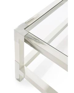 Cutting Edge Square Coffee Table in White