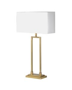 Pavilion Chic Table Lamp Knighton with Gold Finish Base