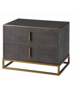 Bedside Table Blain in Tempest Shagreen