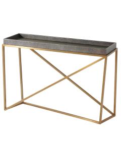 Tray Console Table Crazy X in Tempest