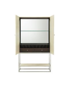 Townsend Bar Cabinet in Overcast