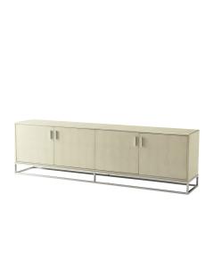 Small Media Console Fisher in Overcast