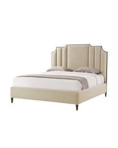 Super King Bed Frame Artemis in Kendal Linen