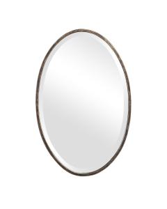 Oval Mirror Bronzed Gold