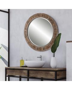 Beachhouse Distressed Wooden Mirror