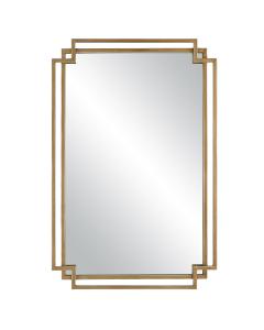 Deco Mirror Brushed Gold