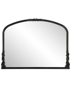 Edward Mantleplace Mirror Black 