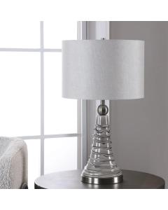 Waves Fluted Table Lamp