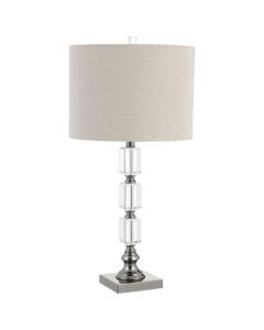 Elegant Table Lamp Dark Nickel