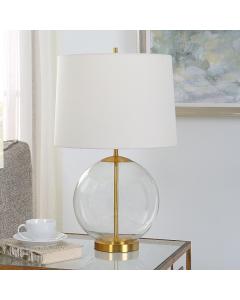 Clear Globe Table Lamp