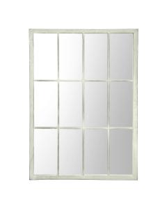 Grayston Outdoor Window Mirror in White