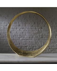  Jimena Gold Large Ring Sculpture