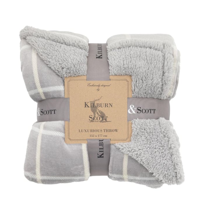 Pavilion Chic Payne Sherpa Throw Grey Pavilion Broadway