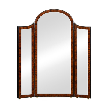 Art Deco Style Full Length Triple Dressing Mirror (High lustre)